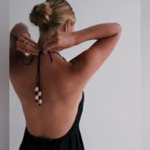 NWT | Dissh The Sarah Halter Maxi Dress in BlackUS Size 6 - Picture 9 of 13